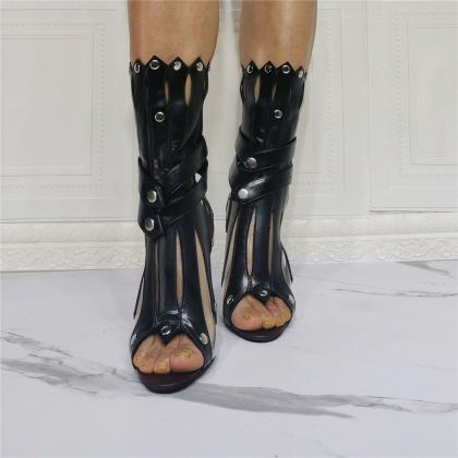 Stylish Peep Toe Women Heels Shoes on Luulla