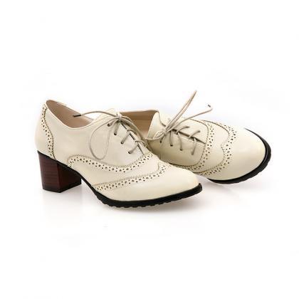 Vintage Oxford Shoes Women