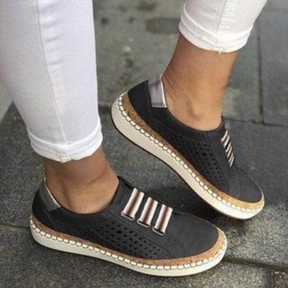 Women Loafer Flats Brogues Casual Shoes