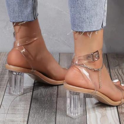 Women Summer Sandals Heels Shoes