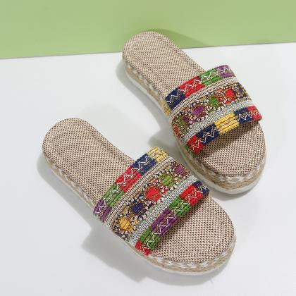 Colorful Women Summer Slippers
