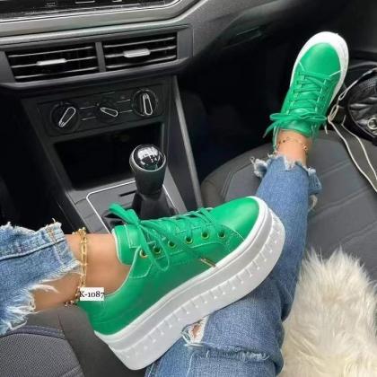 Lace Up Women Casul Shoes Sneakers