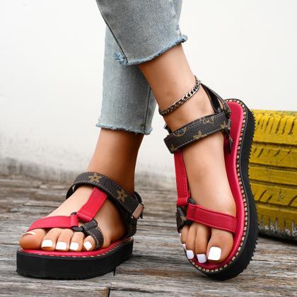 T-strap Women Summer Sandals