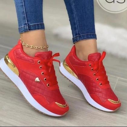 Red Casual Shoes For Women