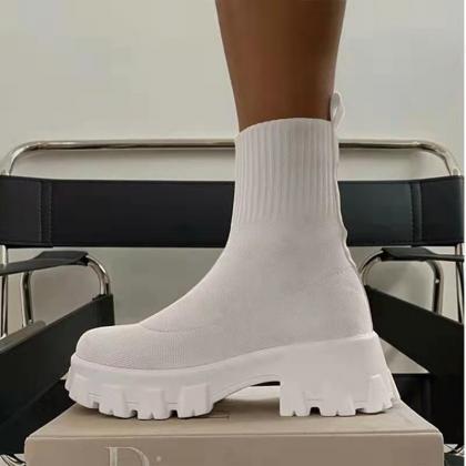 Platform Women Ankle Boots