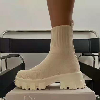 Platform Women Ankle Boots