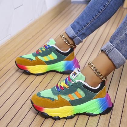 Women Colorful Fashion Casual Shoes
