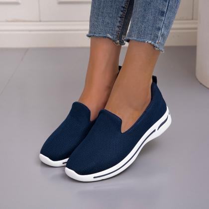 Simple Women Slip On Casual Shoes