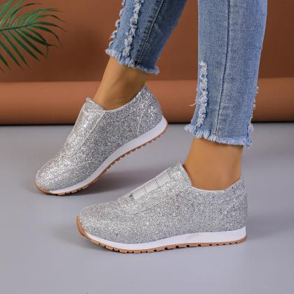 Sparkle Glitter Women Casual Shoes