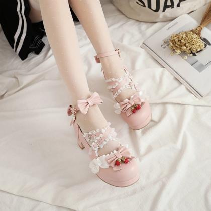 Pink Lolita Shoes