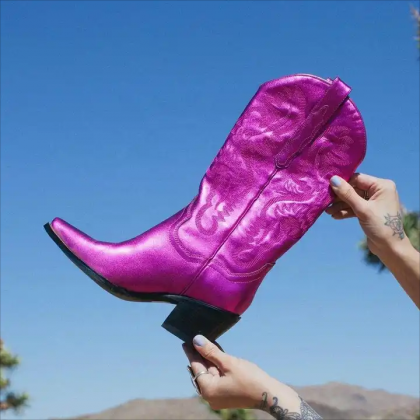 Pink Cowboy Boots For Women