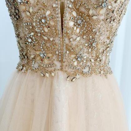 BOW DECORATIVE BANDEAU DRESS SET IN CHAMPAGNE main image 1