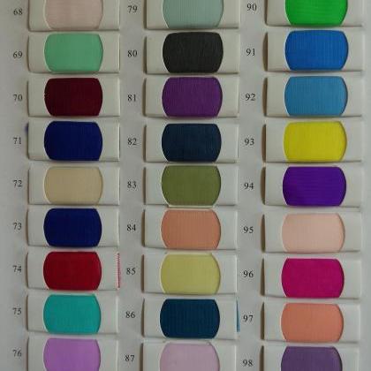 Tulle Color Swatches, Not For