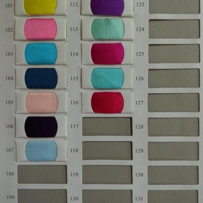 Satin Color Swatches, Not For
