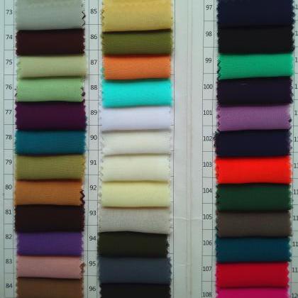 Chiffon Color Swatches, Not For