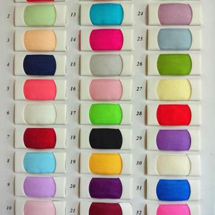 Organza Color Swatches, Not For