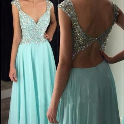 Popular V-neck open back sexy unique style Cocktail homecoming prom dress,BD00165