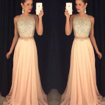 Stunning 2 Pieces Prom Dress