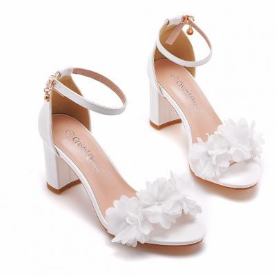 Ankle Strap Summer Wedding Shoes