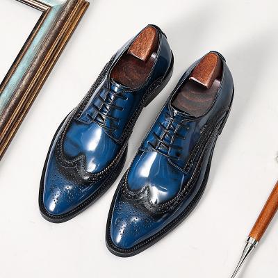 Men Leather Brogues Shoes