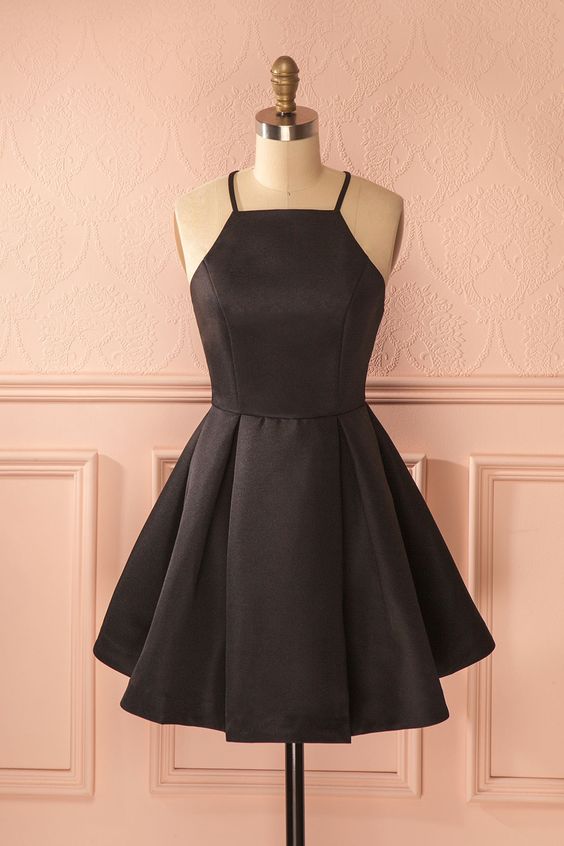 graduation black dress