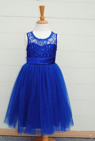 Royal Blue Girl Dress