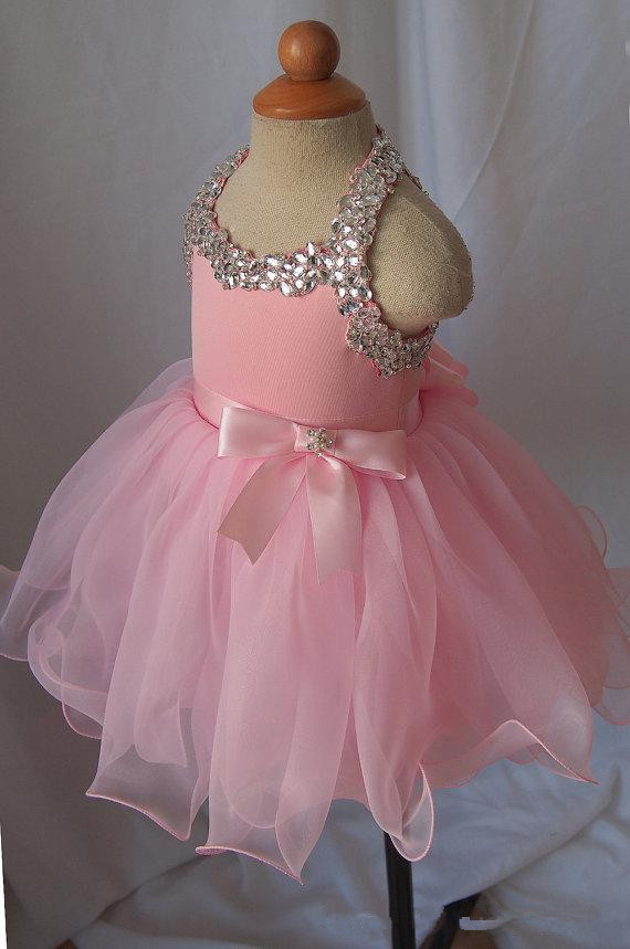Pink Infant Little Girl Dress