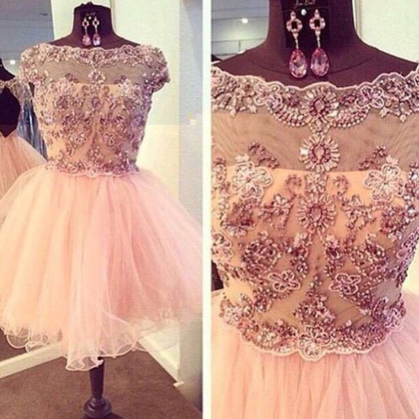 graduation dress nude Luxury Crystal Tassel Nude Mermaid Evening Dress SS358