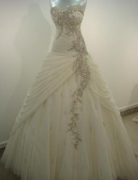 Sparkle Ivory Bridal Dress