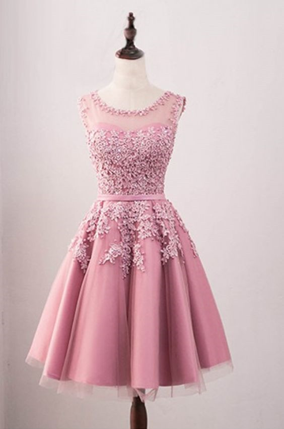 pink dresses for teenager