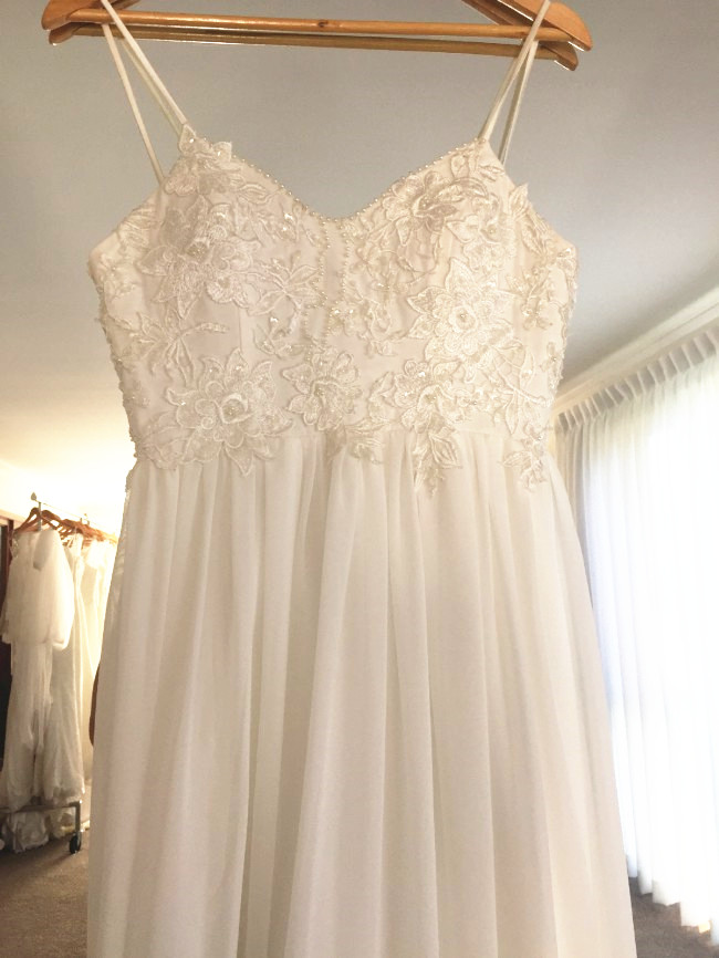 Glitter Ivory Spaghetti Straps Square Neck Wedding Guest Dress