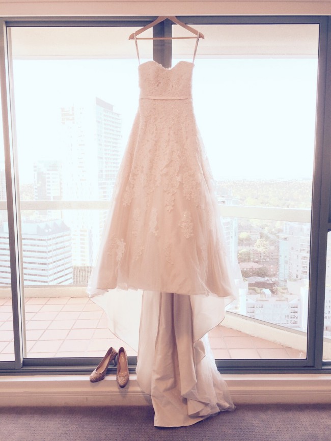 Sleeveless Corset Lace Wedding Dress on Luulla