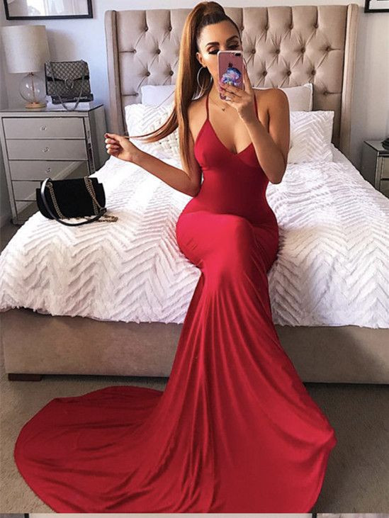 Red Formal Occasion Dress