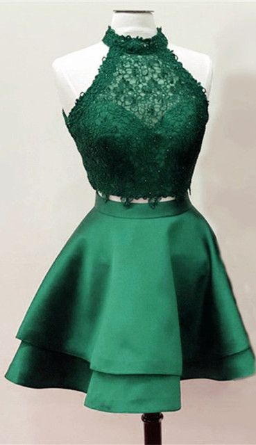 deep green hoco dress Dark Green Homecoming Dresses