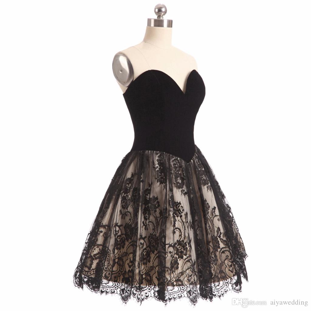 Short Homecoming Party Dress With Velvet Bodice