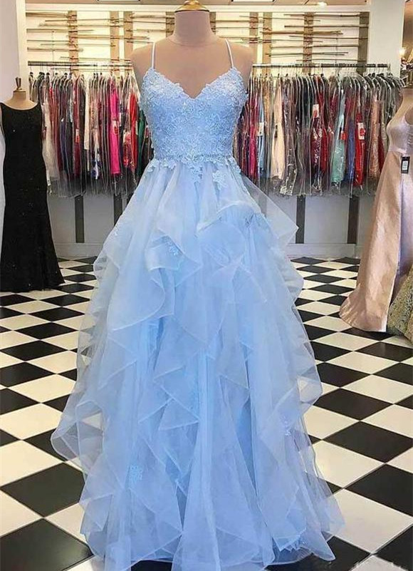 Blue Prom Skirt 2024