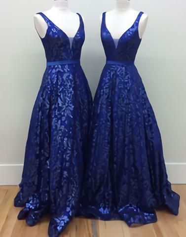Royal Blue Long Prom Dress
