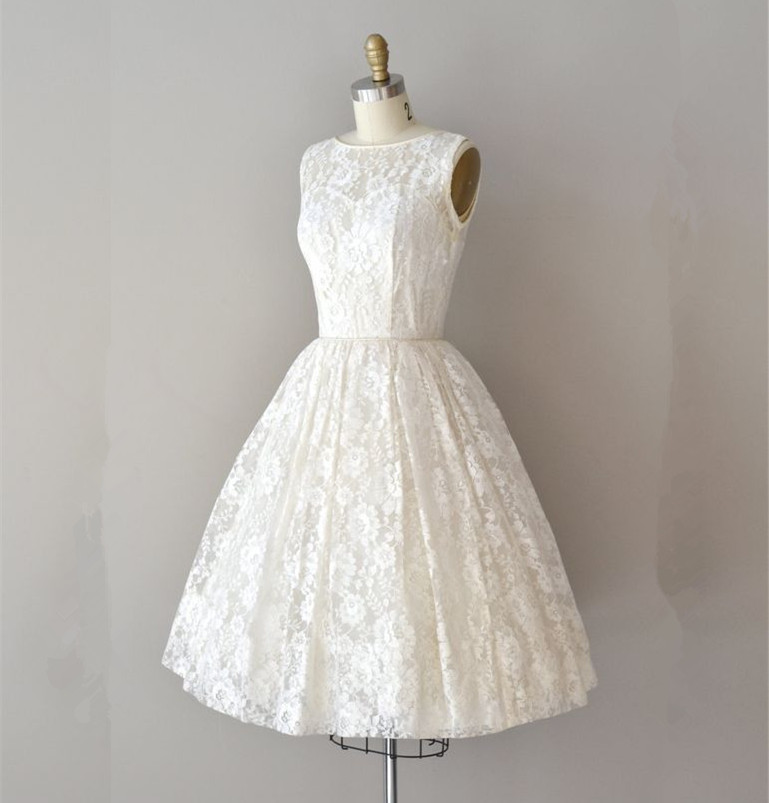 Ivory Short Wedding Dress