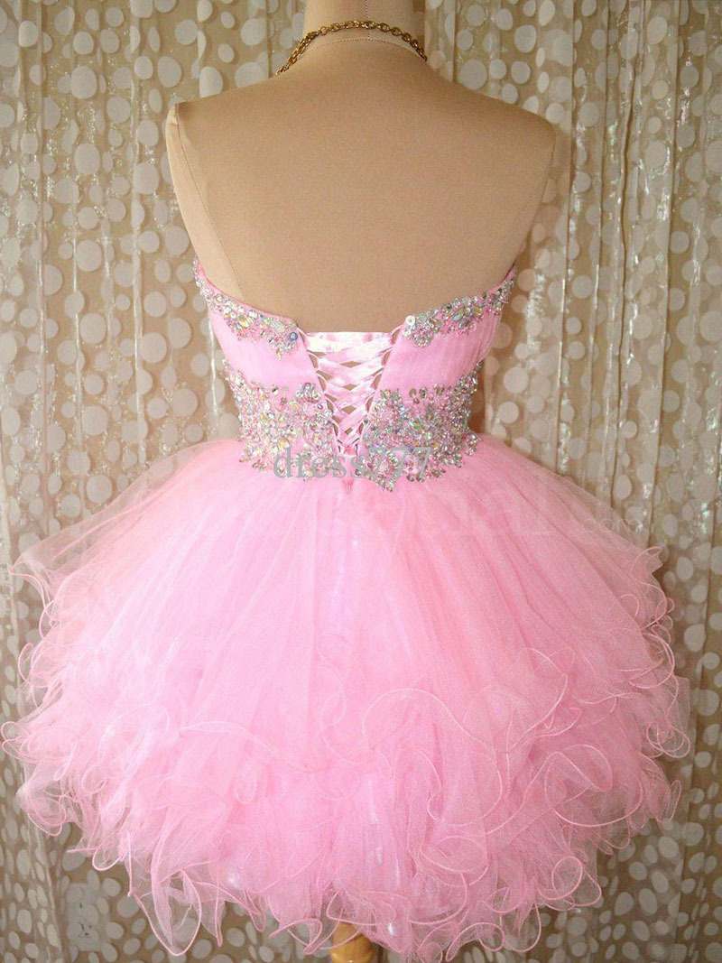 Sweetheart Baby Pink Homecoming Dress on Luulla