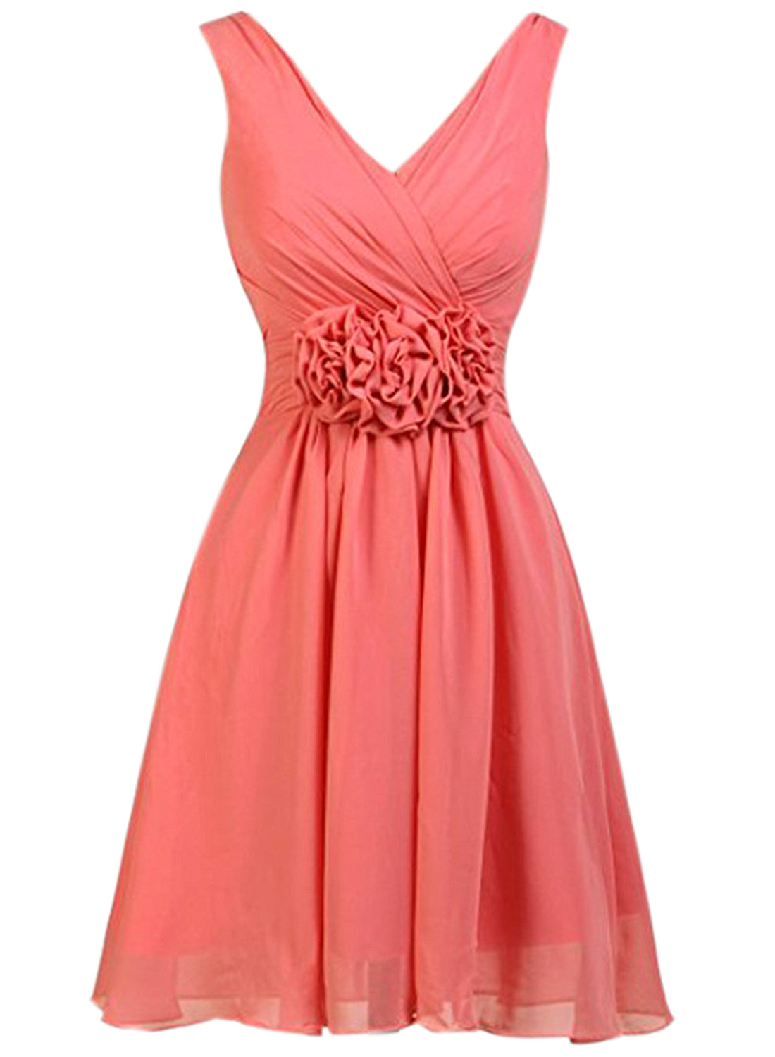 short dresses strapless Chiffon Short Strapless Dress by Amoris T709 L / Navy