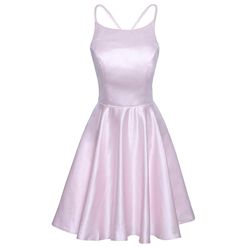 Baby Pink Short Hoco Homecoming Dress Party on Luulla