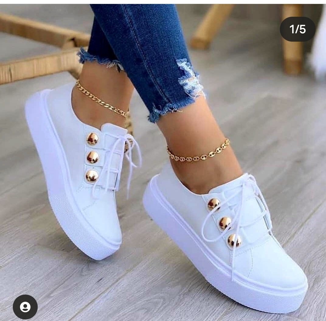 Front Lace-up Casual Teenage Flats