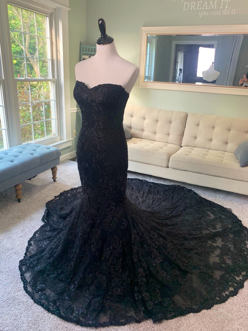 Sleeveless Black Wedding Dresses on Luulla