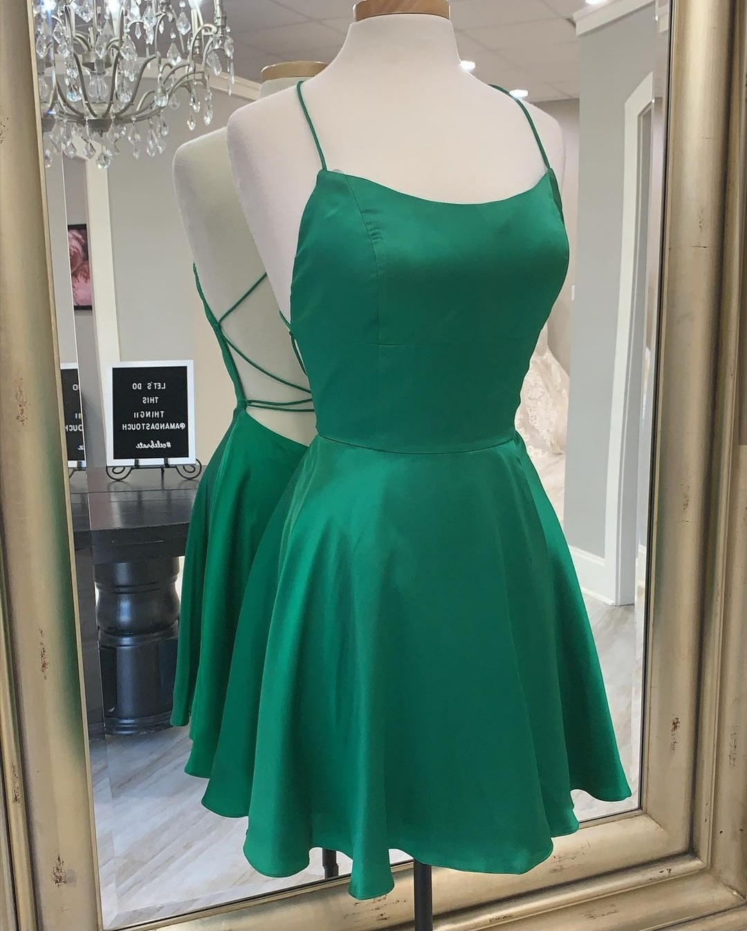 slim fit dress slacks Hunter Green Midi Dress – Allie and Me Boutique main image 1