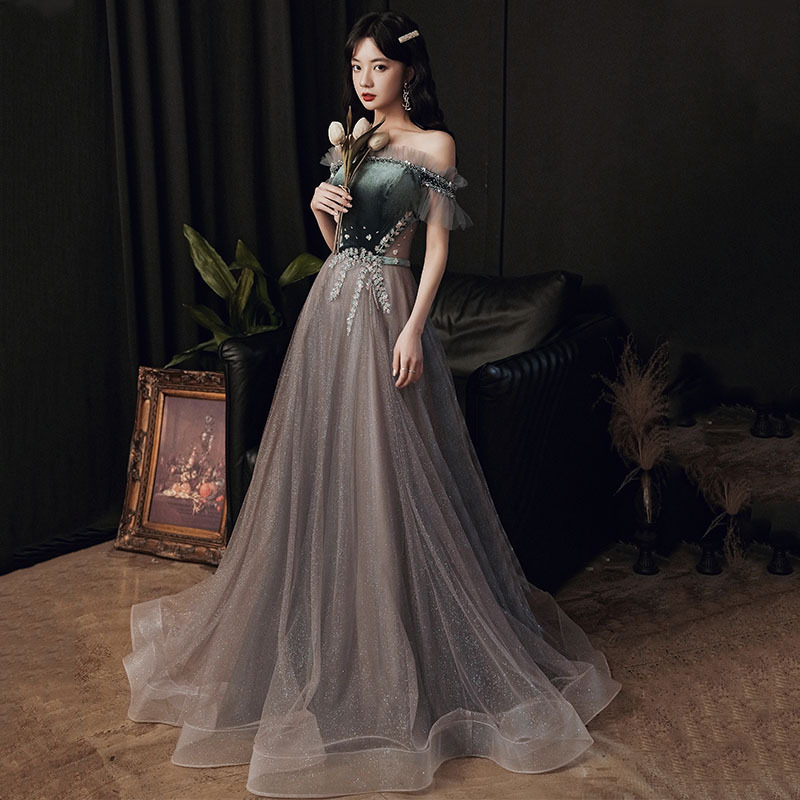 Off The Shoulder Glitter Formal Occasion Dress Evening Gown on Luulla Off The Shoulder Glitter Formal Occasion Dress Evening Gown on Luulla