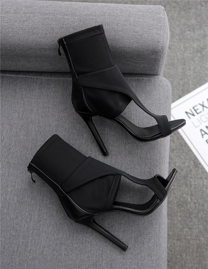 stiletto open toe boots