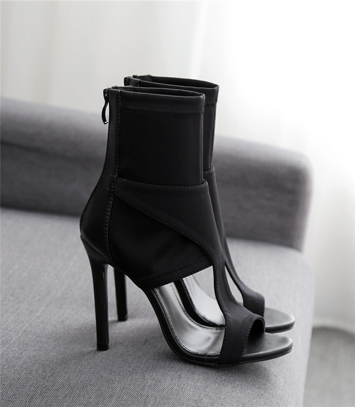 stiletto open toe boots