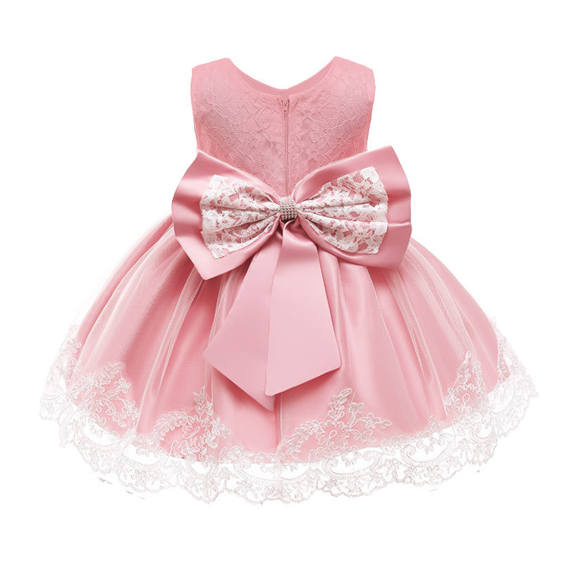 Nude Pink Toddler Girl Dress