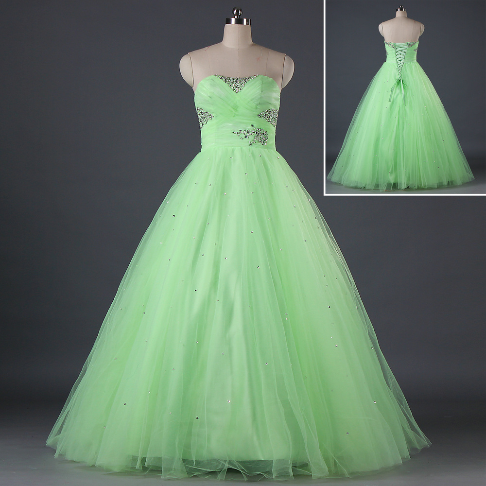Strapless Ball Gown Prom Dress on Luulla