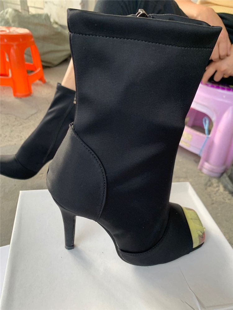 stiletto open toe boots
